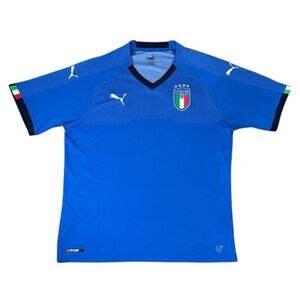 Puma Italy 2018/2019 Home Soccer Football Shirt Jersey Men’s Size XL Blue Italia